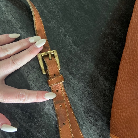 VINTAGE AUTHENTIC DOONEY & BOURKE Leather Top Handle Convertible Bag - Picture 10 of 14